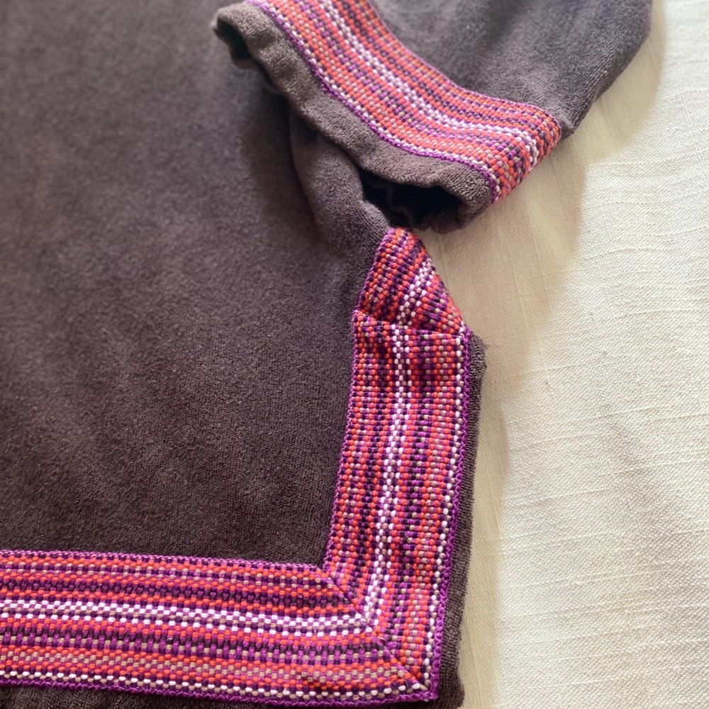 Tory Burch Espresso & Raspberry Stripe Terry Clot… - image 5